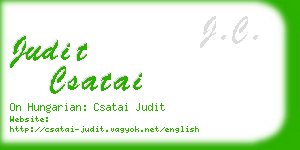 judit csatai business card